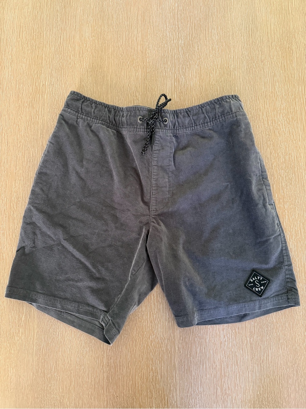 Salty Crew Men's Gray Cord Shorts